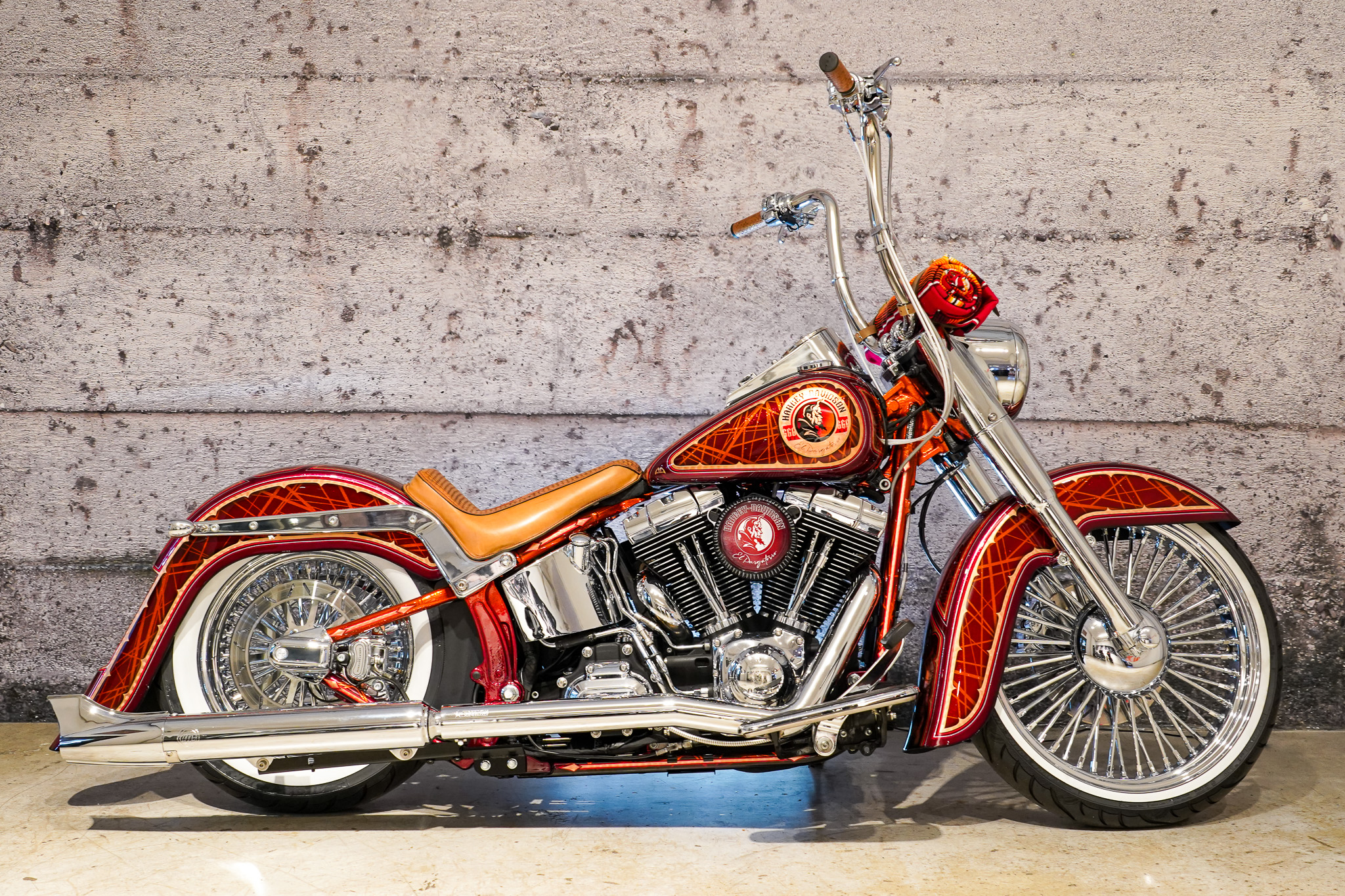 Softail Deluxe Chicano -„El Purgatorio“
